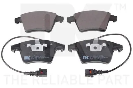 Гальмівні колодки, дискове гальмо (набір) NK 224783 (фото 1)