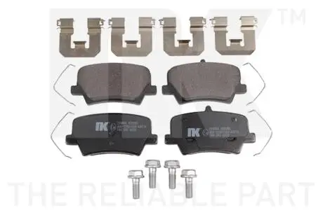Колодки тормозные (задние) MB C-class (W204/C204) 07-14/E-class (C207/A207) 09-16/GLK (X204) 08-15 NK 224834