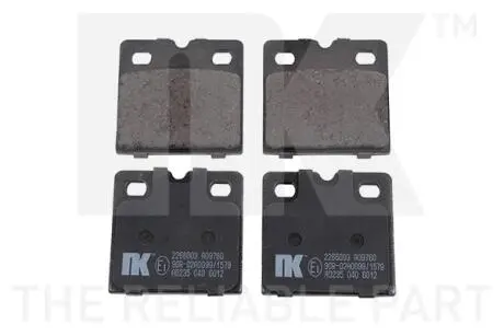 Гальмівні дискові колодки, комплект NK 2266003