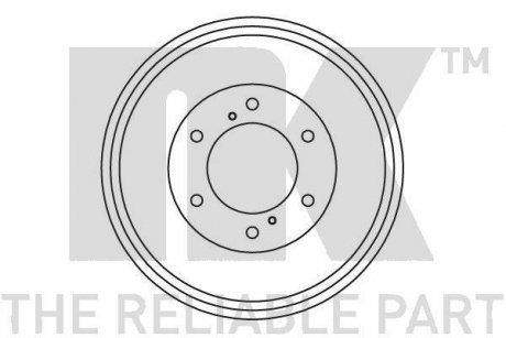 Тормозной барабан NK 262204