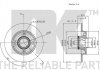 Диск гальмівний задній (з підшипником) PSA C4/307 2004- (Coated discs) NK 311947 (фото 3)