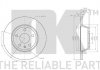 Диск тормозной (задний) Audi TT 06-14 (286x12) (с покрытием) (полный)) NK 3147168 (фото 2)