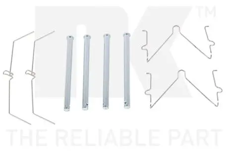 Фото 1 - гальмівні колодки (монтажний набір) NK 7945050 Гальмівні колодки (монтажний набір) NK 7945050 (фото 1)