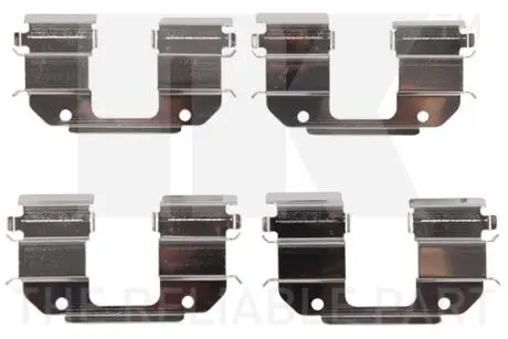 Фото 1 - тормозные колодки (монтажный набор) NK 7950285 Тормозные колодки (монтажный набор) NK 7950285 (фото 1)