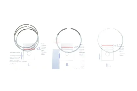 Кільця поршня NPR 120035005000