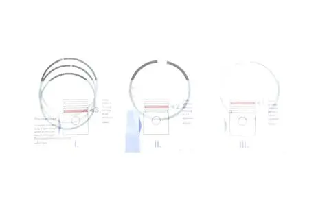 Поршневі кільця 82.7 STD (1.2*1.5*2) Renault Scenic,Laguna,Megane F4P.720-773 1.8 98- NPR 120 038 0053 00