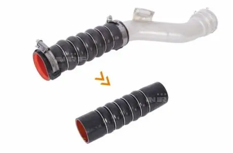 Патрубок інтеркулера Renault Clio III 1.5 dCi 04- NRF 166227
