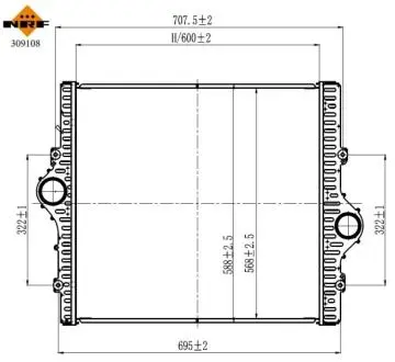 Автозапчасть NRF 309108