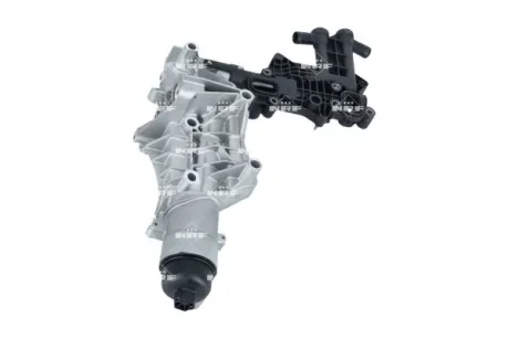 Радіатор масляний (з корпусом фільтра) MB C-class (W205) 14-18 (теплообмінник) NRF 310252