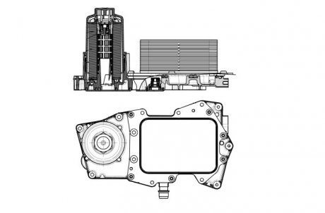 Радиатор масляный NRF 31827