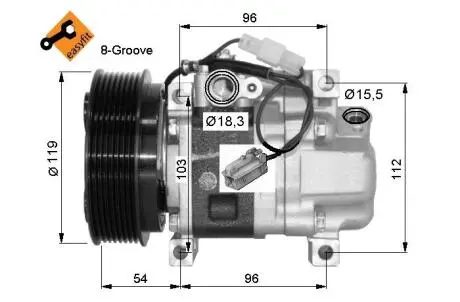 Автозапчасть NRF 32688G