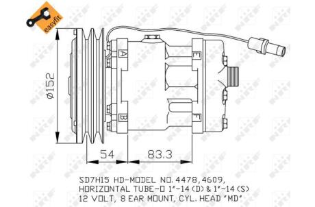 Автозапчасть NRF 32756
