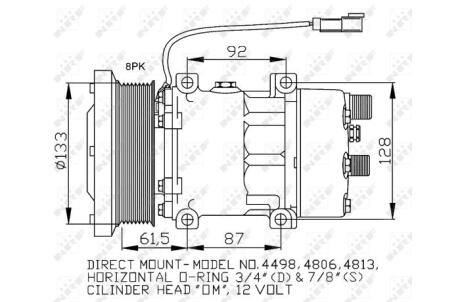 Автозапчасть NRF 32758