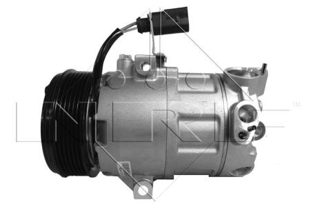 Компресор кондиціонера SEAT MII, SKODA CITIGO, VW LOAD UP, POLO V, UP! 1.0/1.0CNG/1.6 08.11- NRF 32870