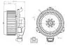 WENTYLATOR CHЭODNICY TOYOTA YARIS 1.3 11- NRF 34268 (фото 2)