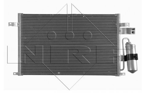 Радиатор кондиционера (с осушителем) NRF 350017
