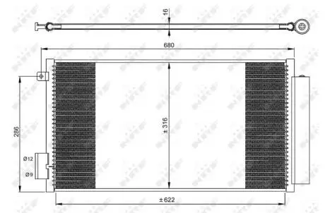 Автозапчасть NRF 350061