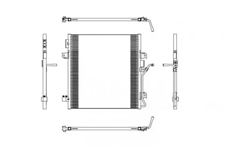 Радиатор кондиционера NRF 350188