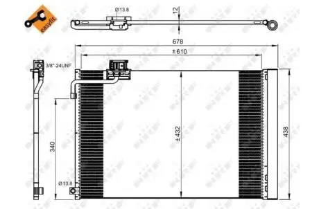 Автозапчасть NRF 350214