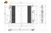 Радиатор кондиционера NISSAN JUKE 10- NRF 350226 (фото 5)