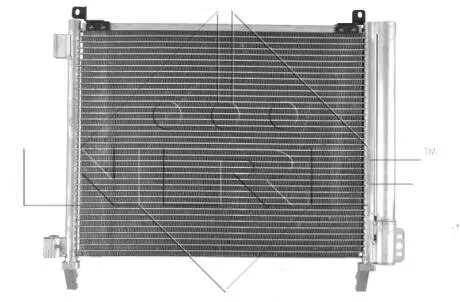 Конденсатор кондиціонера (з осушувачем) NISSAN MICRA IV 1.2 05.10- NRF 350228