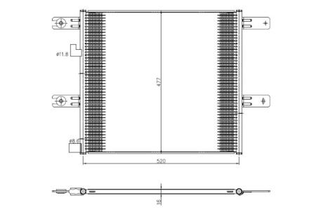 Автозапчасть NRF 350508
