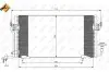 Радиатор AC CITROEN BERLINGO 1.8D/1.9D/2.0D 05.96- NRF 35439 (фото 1)