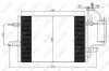 Радиатор кондиционера (с осушителем) Opel Meriva A 1.4-1.8 03-10 NRF 35599 (фото 2)