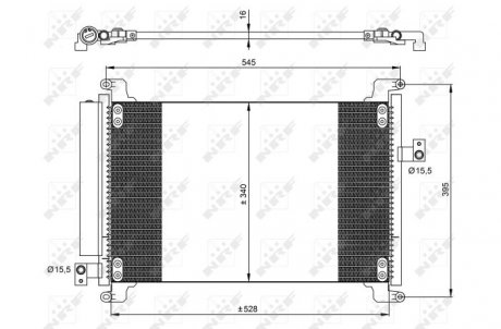 Радиатор кондиционера NRF 35941