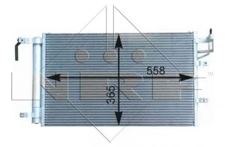 Радиатор кондиционера NRF 35982