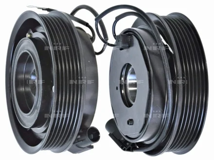 Муфта компресора кондиціонера (GENUINE HALLA 10PA 6 124мм) MERCEDES V (638/2), HYUNDAI TRAJET/MINIVAN, KIA MAGENTIS I 2.3/2.5/2.7 08.96-07.08 NRF 380122