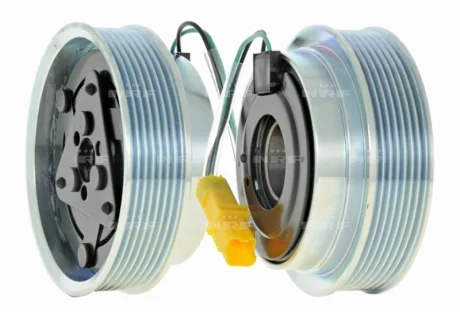 Муфта компресора кондиціонера (GENUINE SANDEN SD6V12 7 125мм) FORD FOCUS II/KOMBI, NISSAN CUBE, MICRA III, NOTE, RENAULT CLIO II, CLIO III, CLIO III/HATCHBACK, ESPACE IV, MODUS 1.2-2.2D 11.02- NRF 380165