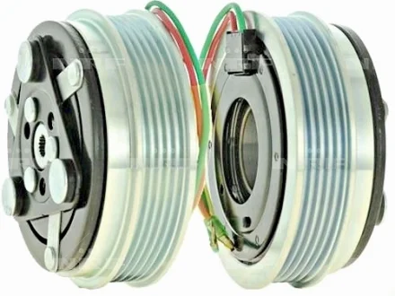 Муфта компресора кондиціонера (GENUINE SANDEN TRS 5 111мм) FORD FIESTA VI, FUSION, HONDA CIVIC IX, CIVIC VIII, CR-V II, JAZZ II, JAZZ III 1.2-2.0 09.01- NRF 380175 (фото 1)