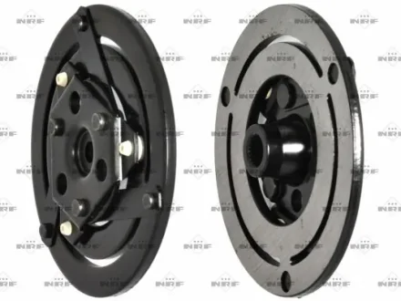 Диск зчеплення компресора кондиціонера (DELPHI) NISSAN ALMERA II, QASHQAI I, RENAULT CLIO III, GRAND SCENIC II, MEGANE I, MEGANE I CLASSIC, MEGANE I COACH, MEGANE II 1.4-2.0 04.98- NRF 380826