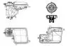 Бачок розширювальний BMW 7 (E65-E67) 03-08 M54/N52/N62/N73 NRF 454034 (фото 5)