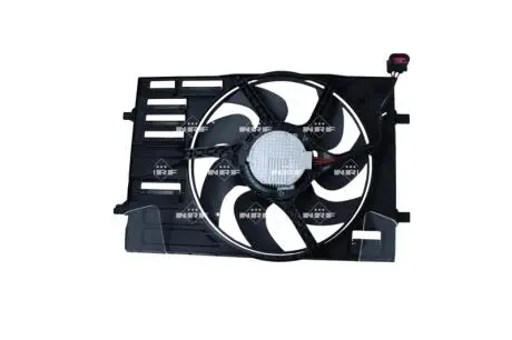 Вентилятор радіатора (з корпусом) AUDI A3, Q2, SEAT ATECA, LEON, LEON SC, LEON ST, SKODA OCTAVIA III, VW GOLF ALLTRACK VII, GOLF SPORTSVAN VII, GOLF VII, TOURAN, T-ROC 1.0-Electric 04.12- NRF 470010
