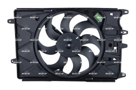 Вентилятор радіатора (з корпусом) FIAT TIPO 1.3D-1.6D 10.15- NRF 470018