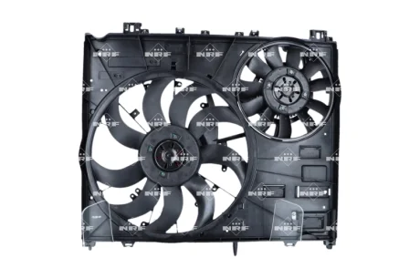 Вентилятор радіатора (з корпусом) LAND ROVER DISCOVERY V, RANGE ROVER IV 3.0D/4.4D 08.12- NRF 470028