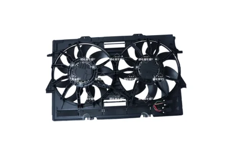 Вентилятор радіатора (з корпусом) AUDI A4 ALLROAD B8, A4 B8, A5, A6 C7, A7, Q3, Q5, PORSCHE MACAN 1.4-3.6 06.07- NRF 470038