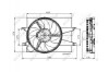 Вентилятор, охолодження двигуна NRF 47007 (фото 2)