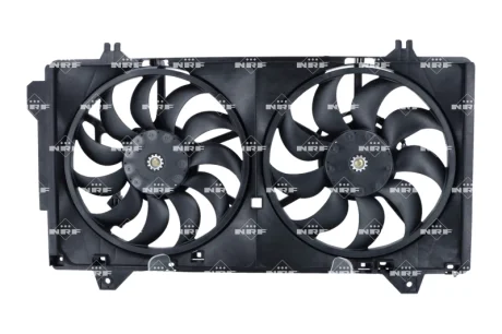 Вентилятор радіатора (з корпусом) MAZDA 6 2.0/2.5 12.12- NRF 470104