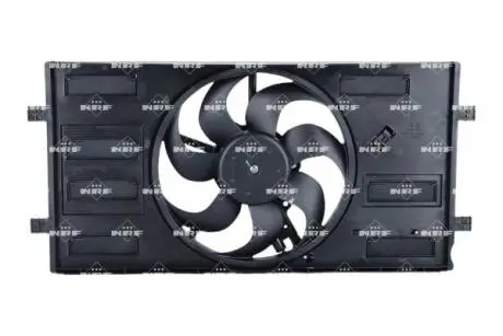 Вентилятор радіатора (з корпусом) SEAT IBIZA V, SKODA FABIA IV, VW POLO VI 1.0 01.17- NRF 470145