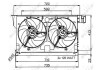Вентилятор, охлаждение двигателя NRF 47051 (фото 2)