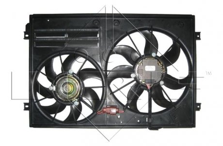 Вентилятор радиатора VW Caddy 1.9/2.0TDI 295mm (с диффузором)) NRF 47387 (фото 1)