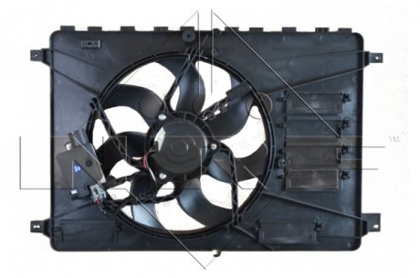 Вентилятор радиатора Ford Mondeo 2.0/2.2TDCi 07-15 (с диффузором)) NRF 47593 (фото 1)
