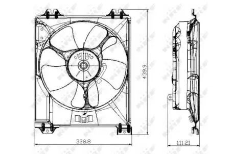 Автозапчасть NRF 47677