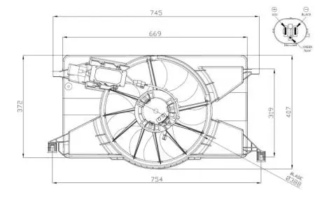 Автозапчасть NRF 47959