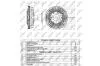 Віскомуфта вентилятора охолодження DAF F 1500, F 1700, F 1900 DF615-NT133 07.78-02.95 NRF 49117 (фото 2)