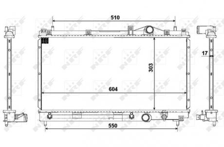 Радиатор NRF 50332 (фото 1)