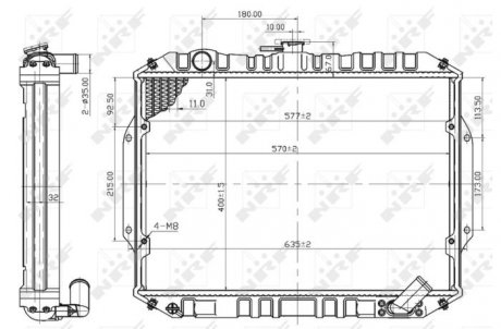 Радиатор NRF 503486